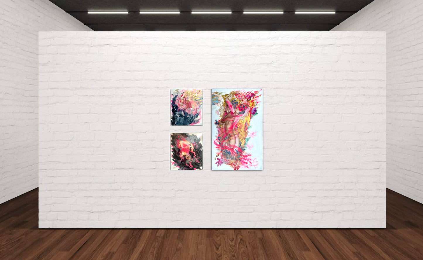 Jupiter Overtakes Saturn triptych, 2023