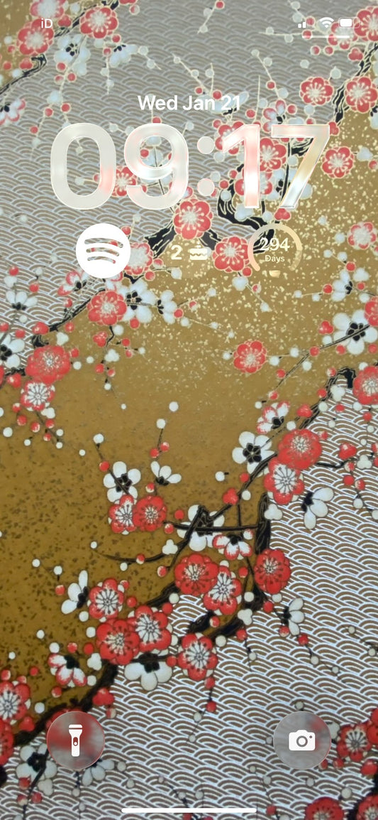 High-Resolution Mobile Phone Wallpaper: Chiyogami Paper 7