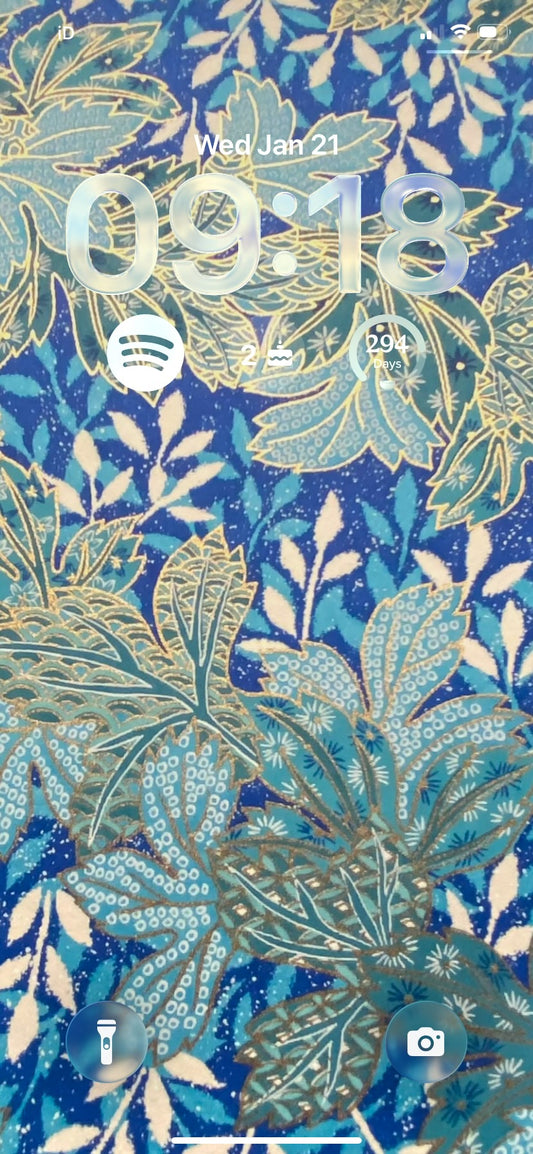 High-Resolution Mobile Phone Wallpaper: Chiyogami Paper 9